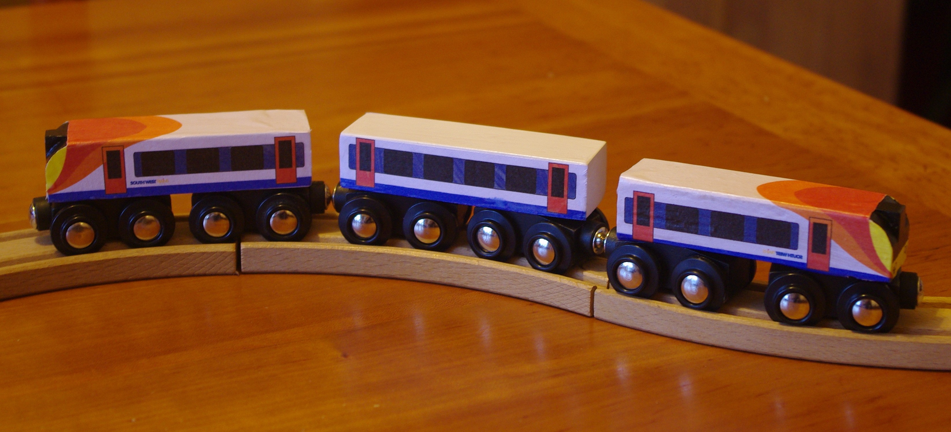 personalised brio train